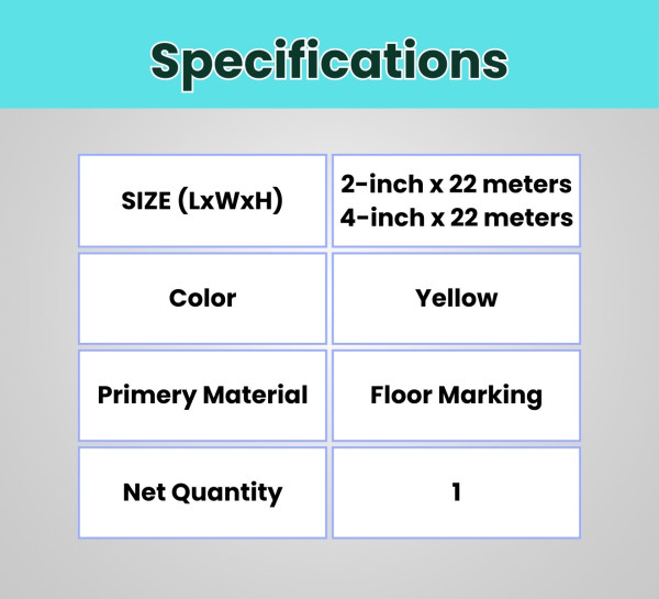 Yellow Tape (Floor Marking)