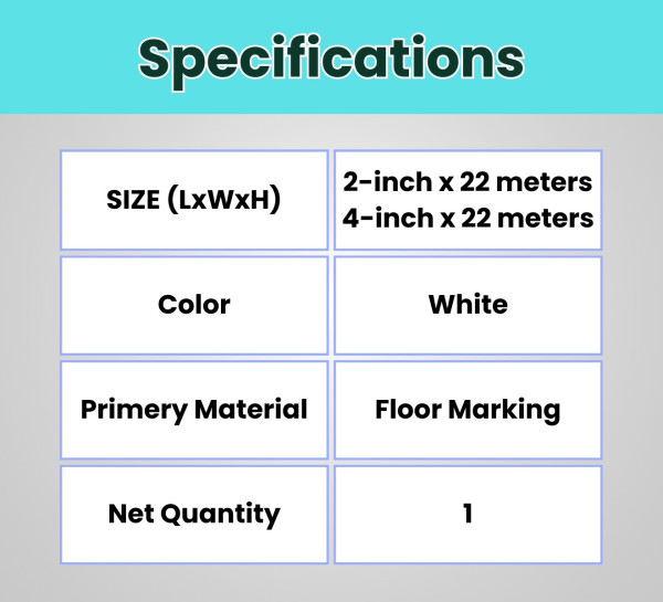 White Tape (Floor Marking)