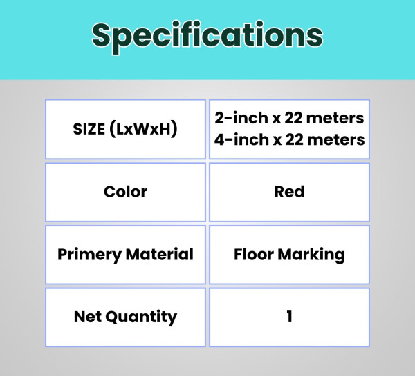 Red Tape (Floor Marking)