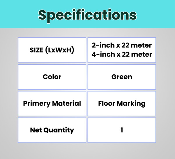 Green Tape (Floor Marking)