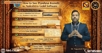 Horary Chart in Nakshatra Gold Software