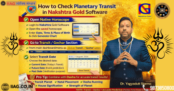 Transit Chart (Gochar) – Complete Guide Using Nakshatra Gold Software
