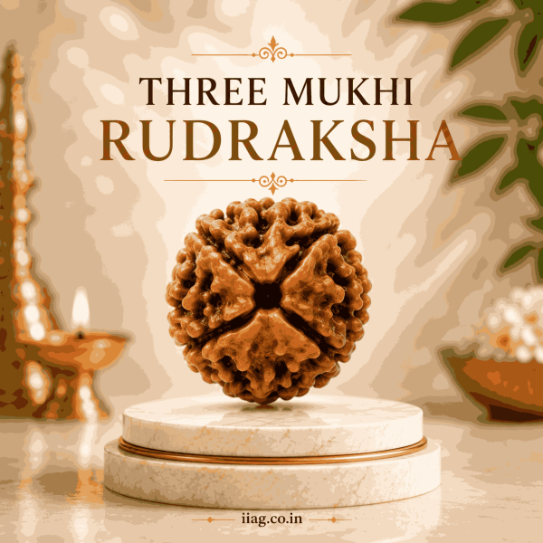 Three Mukhi Rudraksha