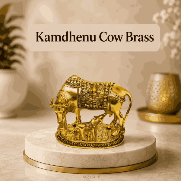 Kamdhenu Cow Brass