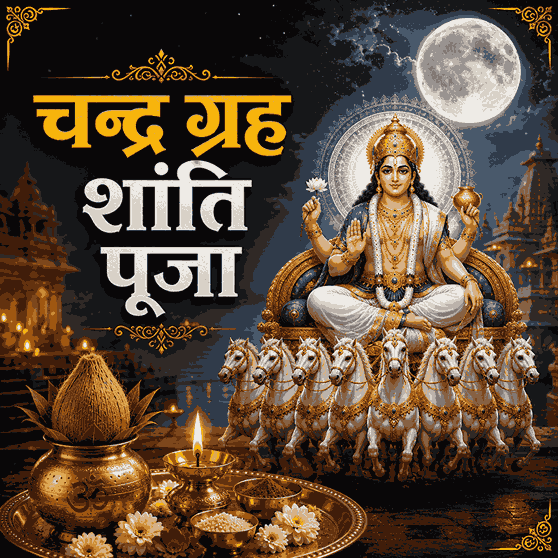 Chandra Grah Shanti Puja