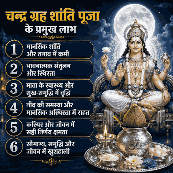 Chandra Grah Shanti Puja
