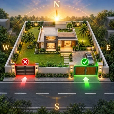 Main Gate Acc. Of Vastu
